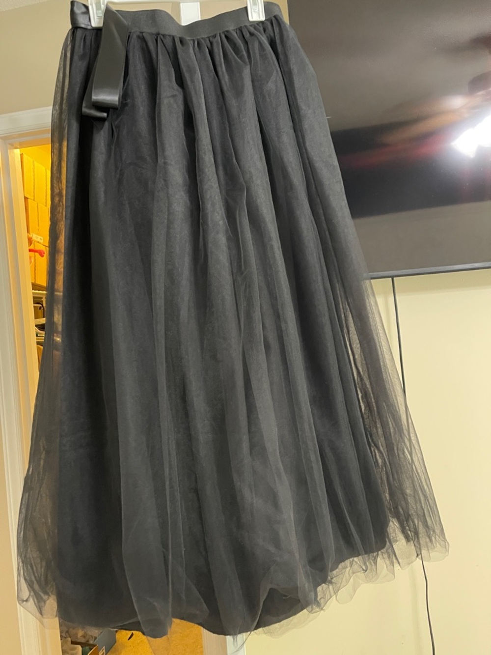 Long tulle skirt